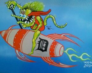BLAST OFF WITH THE RAT FINK